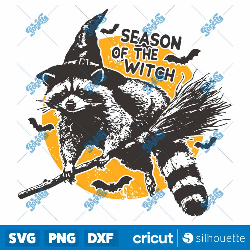 Season Of The Witch Raccoon
Meme SVG