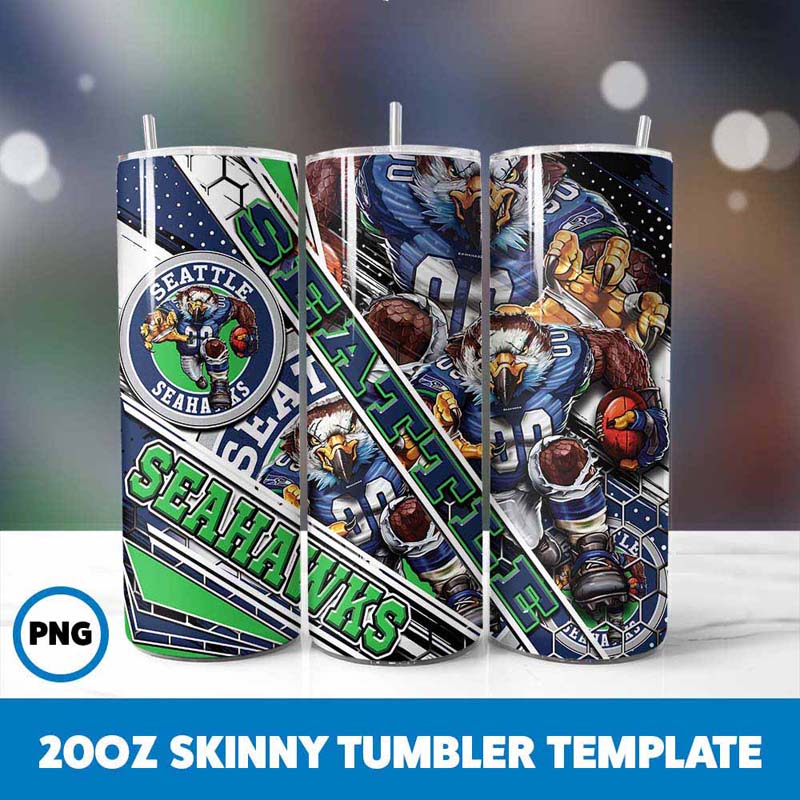 Seattle Seahawks Mascot
  Tumbler Wrap