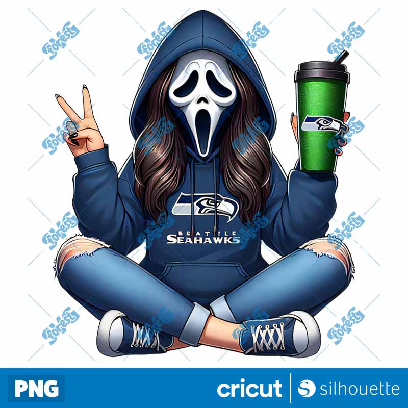 Seattle Seahawks Movie Ghost
  Girl Football PNG