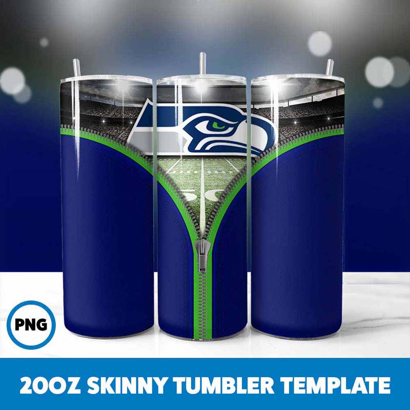 Seattle Seahawks Zipper
  Tumbler Wrap