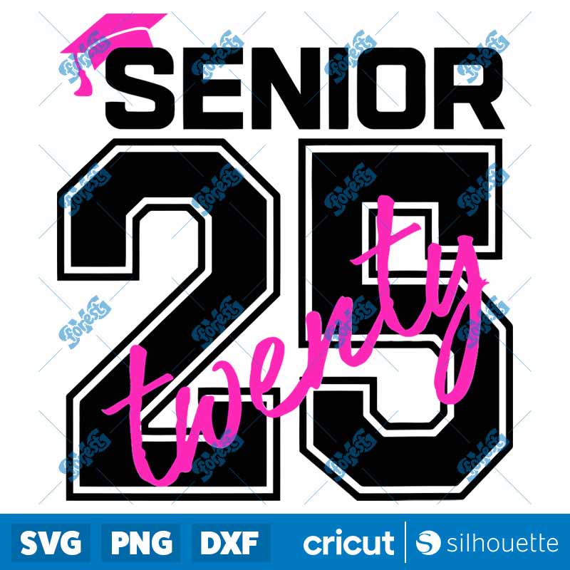 Senior 2025 High School
College SVG