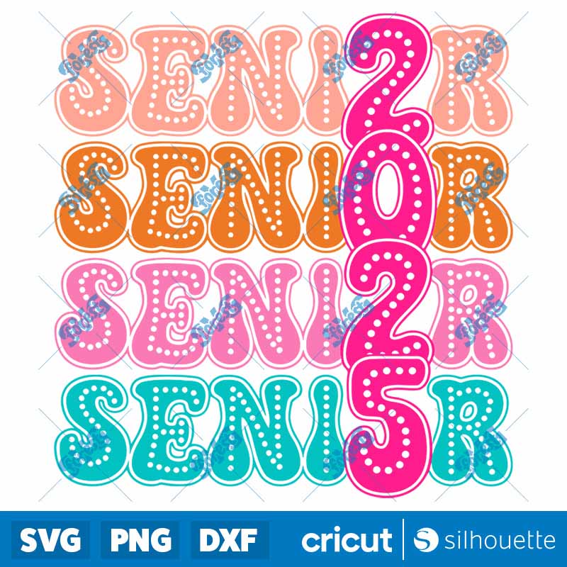 Senior 2025 Retro Graduation
SVG