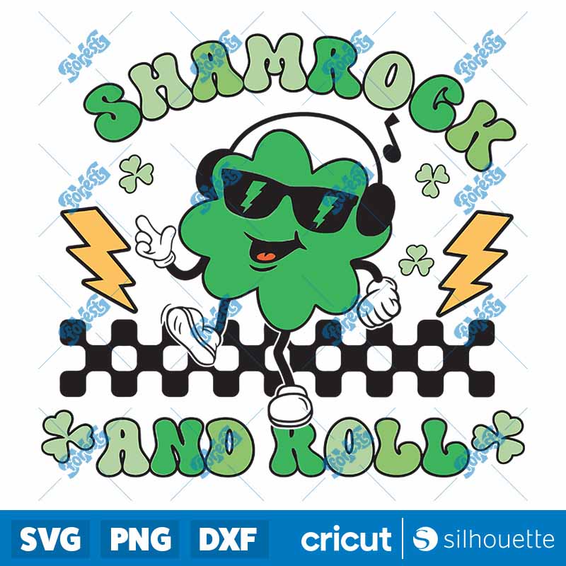 Shamrock And Roll SVG