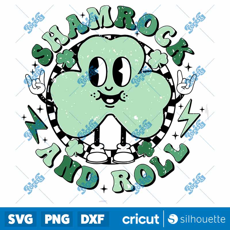 Shamrock And Roll SVG