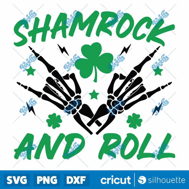 Shamrock And Roll SVG