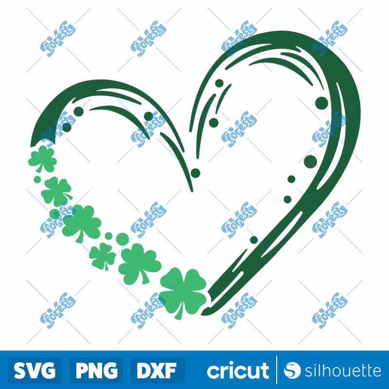 Shamrock Heart SVG