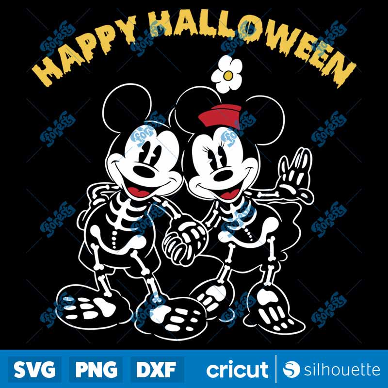 Skeleton Disney Happy
Halloween SVG