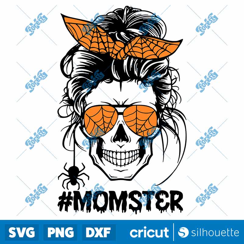 Skull Momster SVG