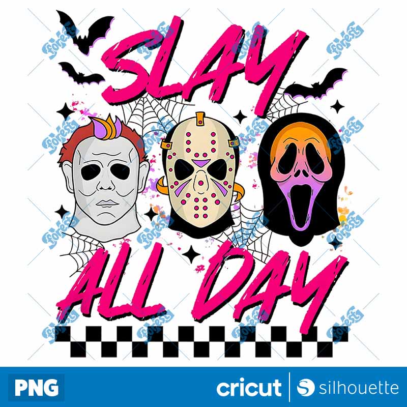 Slay All Day Horror Movie
  Characters Halloween PNG