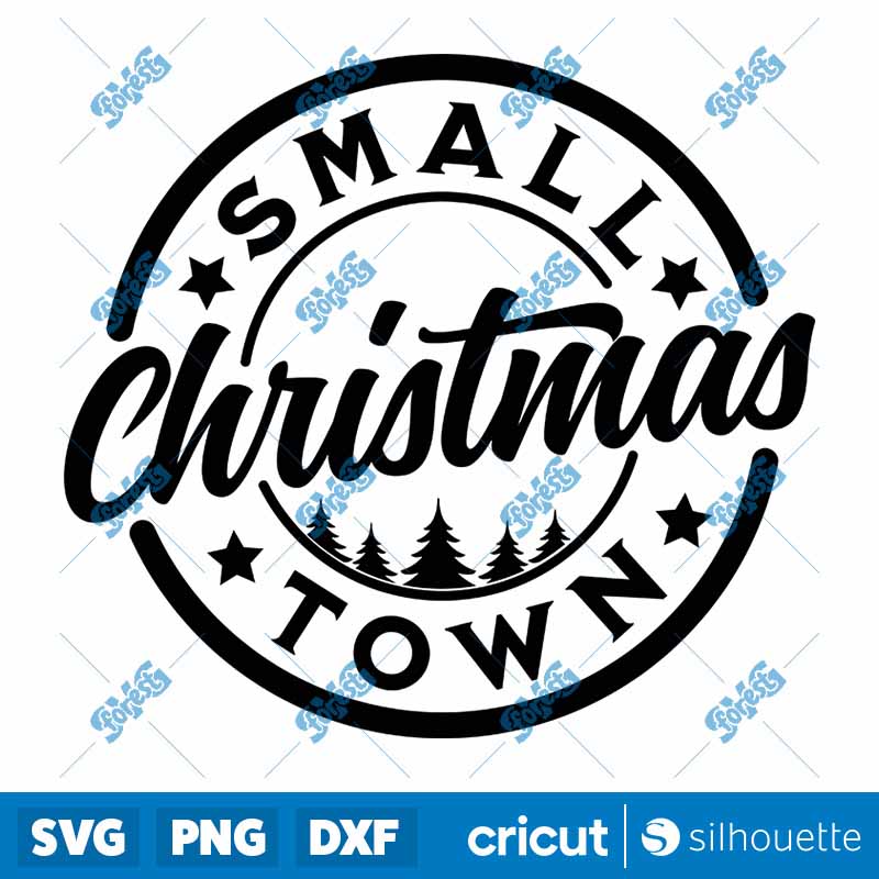 Small Town Christmas SVG