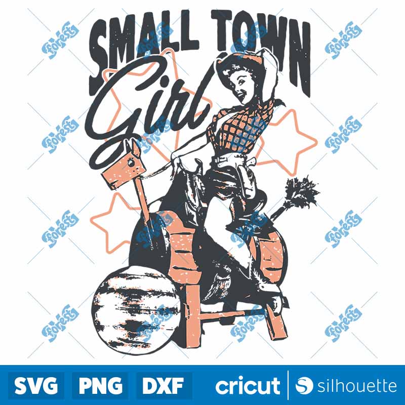 Small Town Girl SVG