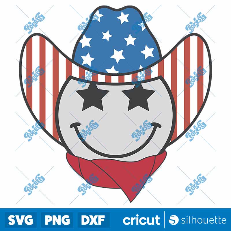 Smiley Cowboy SVG