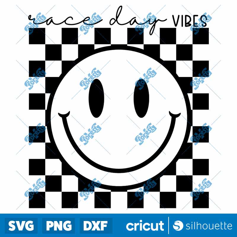 Smiley Face Racing PNG