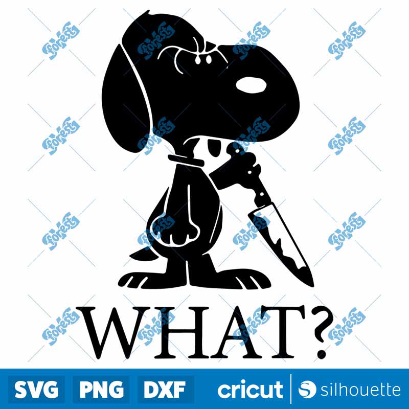 Snoopy What SVG