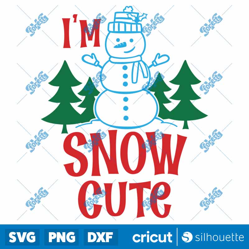 Snow Cute Christmas SVG