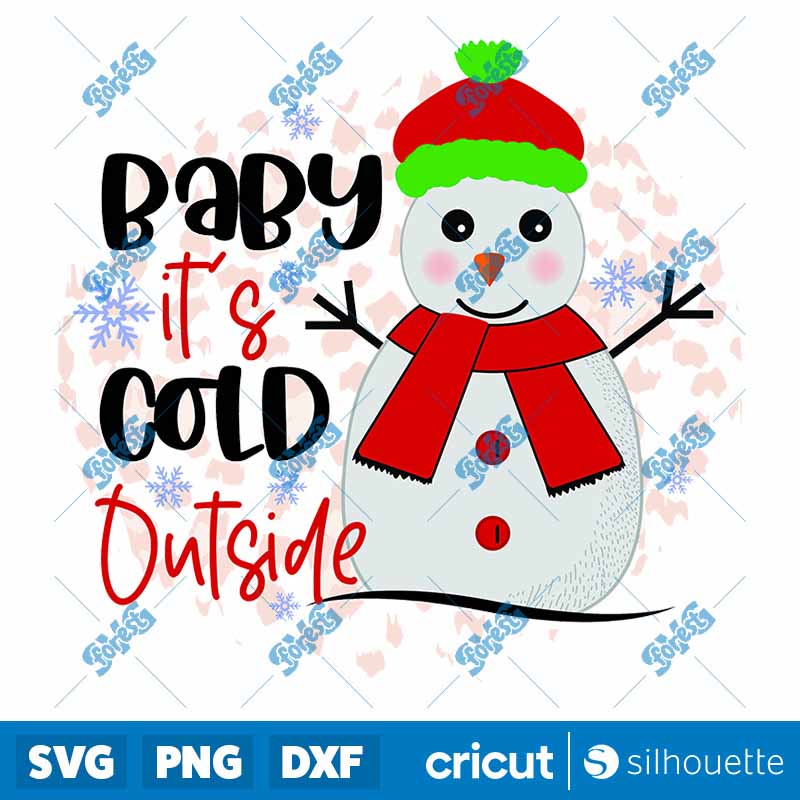 Snowman Baby It's Cold Outside
  PNG