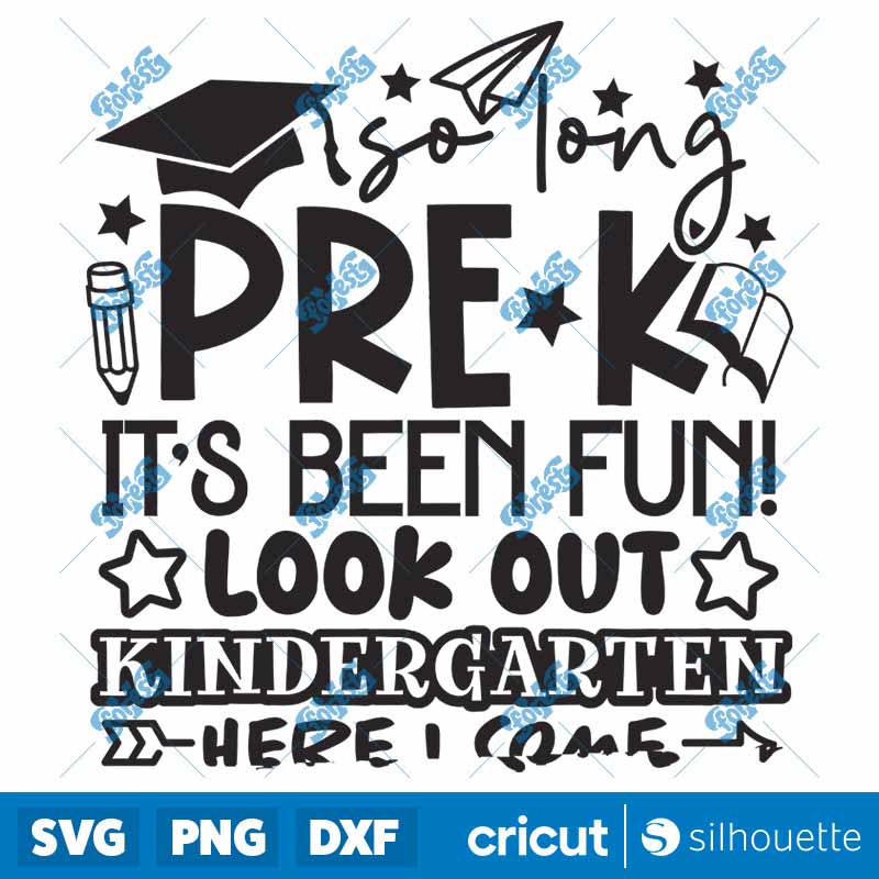 So Long Pre-K SVG