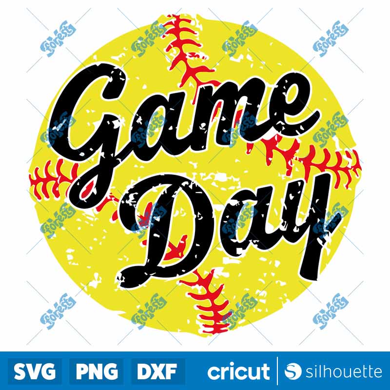 Softball Game Day SVG