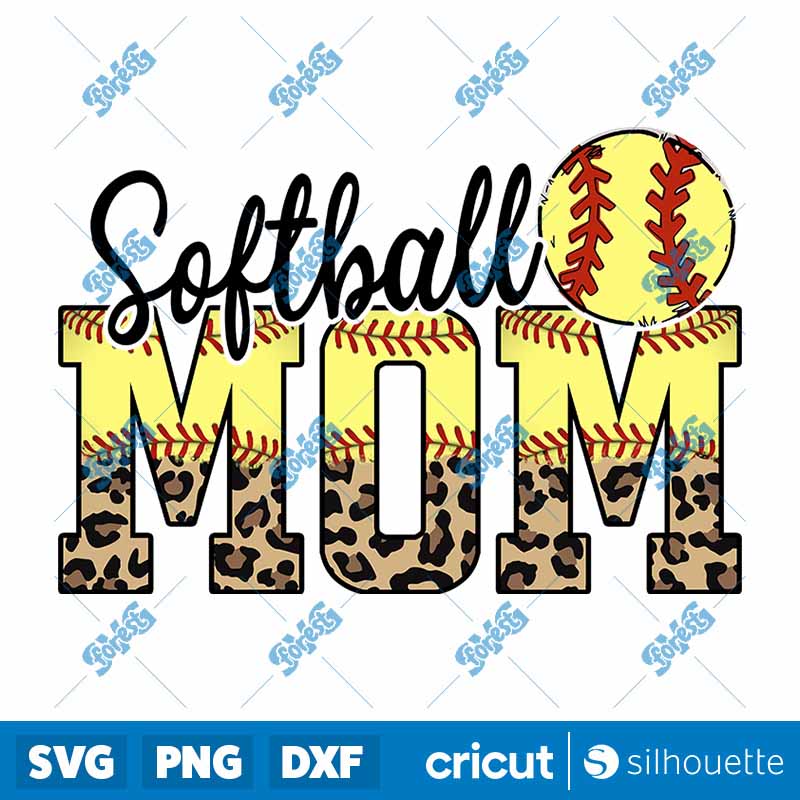 Softball Mom PNG