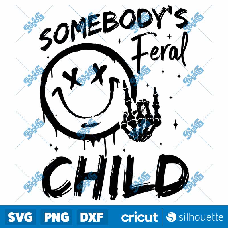 Somebodys Feral Child SVG