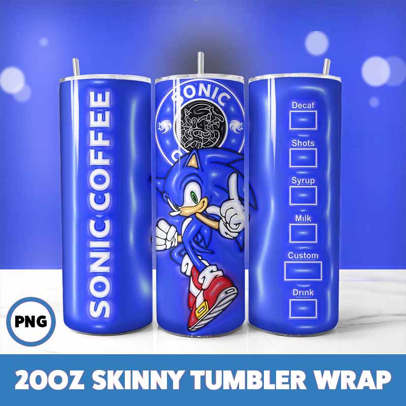 Sonic Video Games Tumbler Wrap