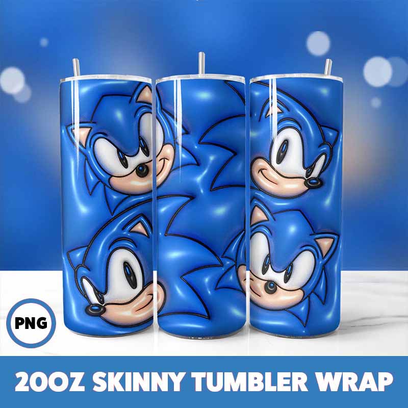 Sonic Video Games Tumbler Wrap