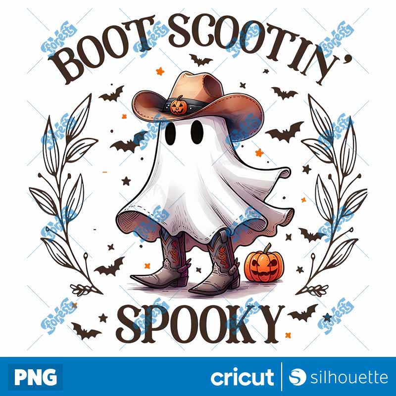 Spooky Boot Scootin PNG