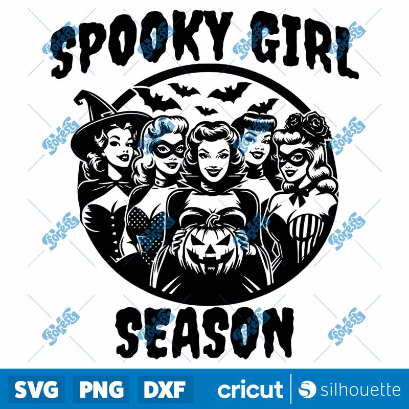 Spooky Girl Season SVG