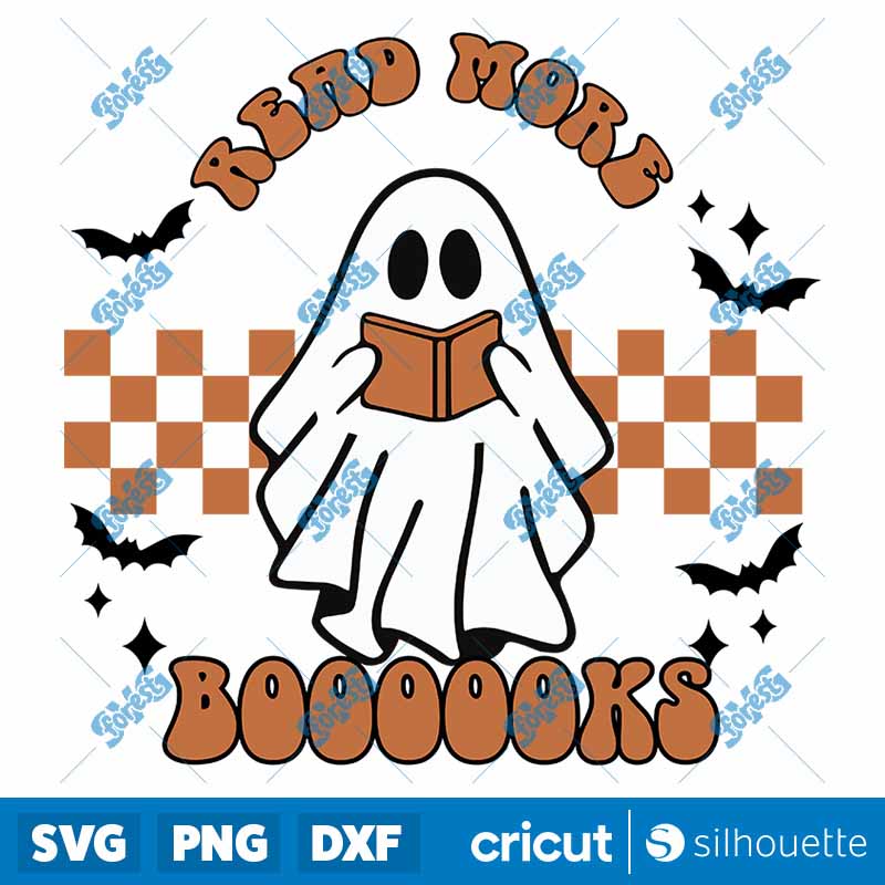 Spooky Read More Books SVG