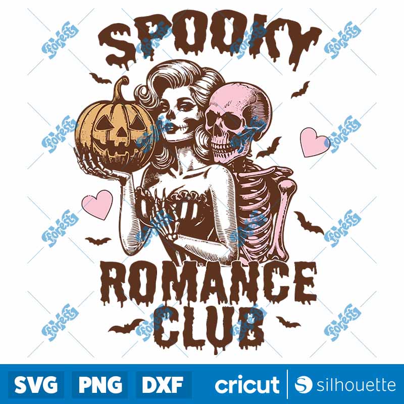 Spooky Romance Club SVG