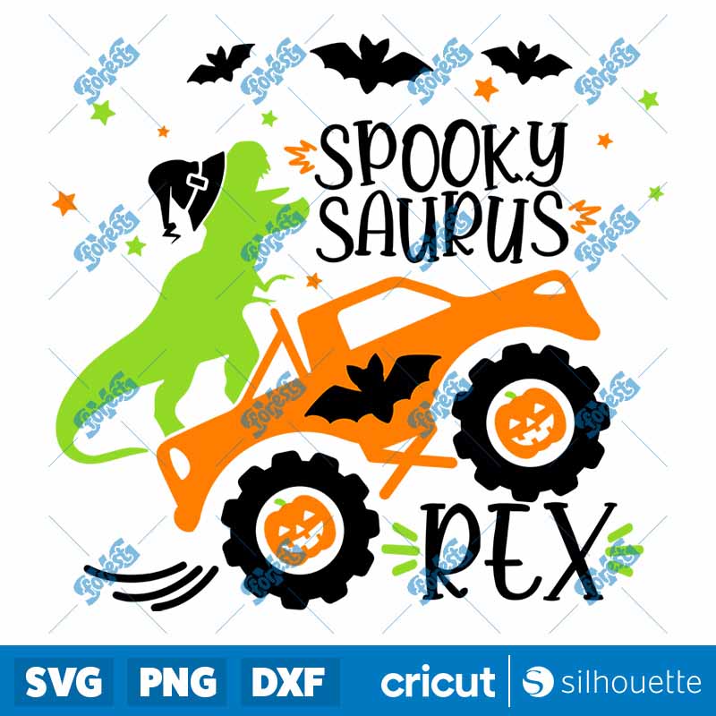 Spooky Saurus Rex SVG