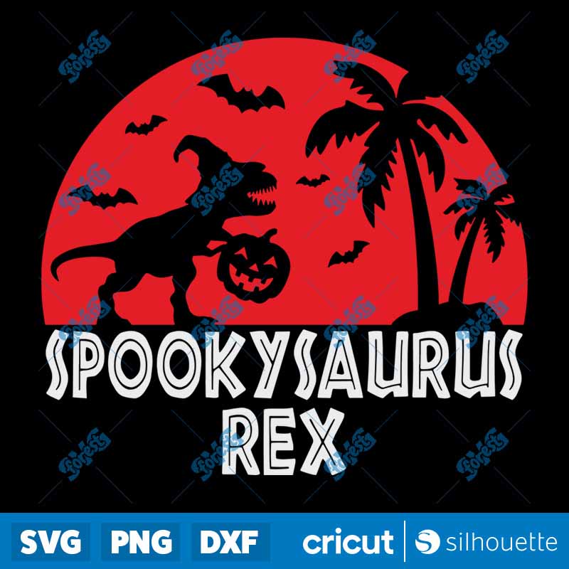 Spooky Saurus SVG