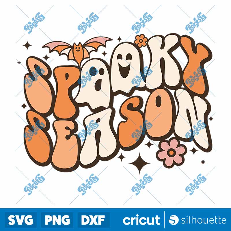 Spooky Season Ghost SVG