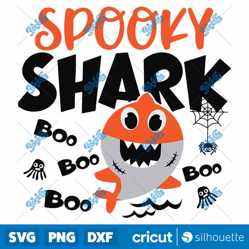 Spooky Shark SVG