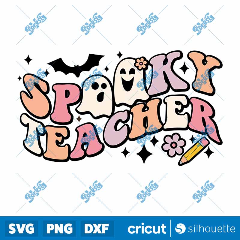 Spooky Teacher SVG