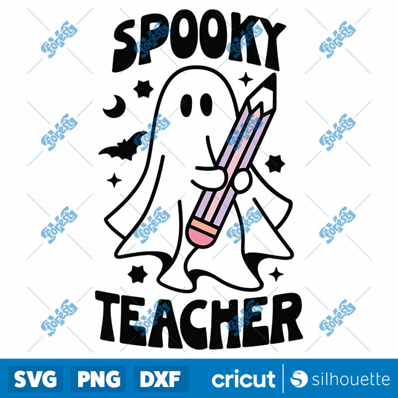 Spooky Teacher SVG