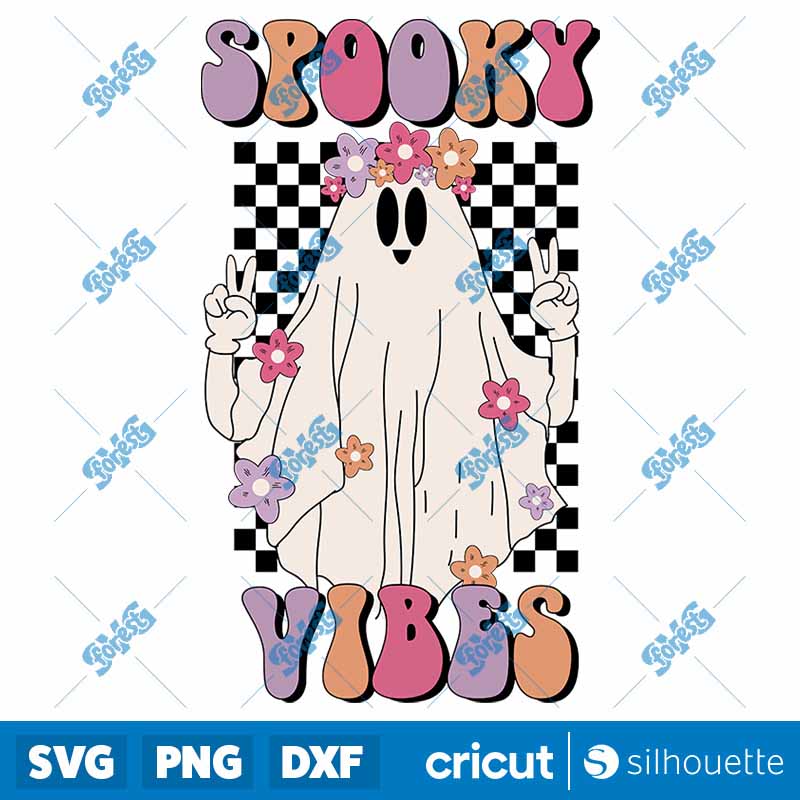 Spooky Vibes Retro SVG