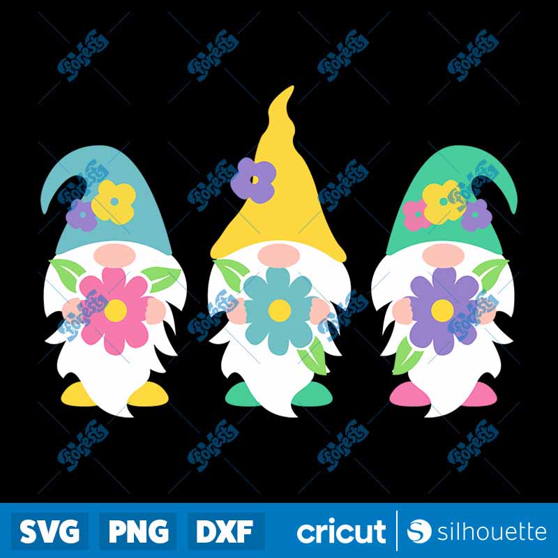 Spring Gnomes SVG