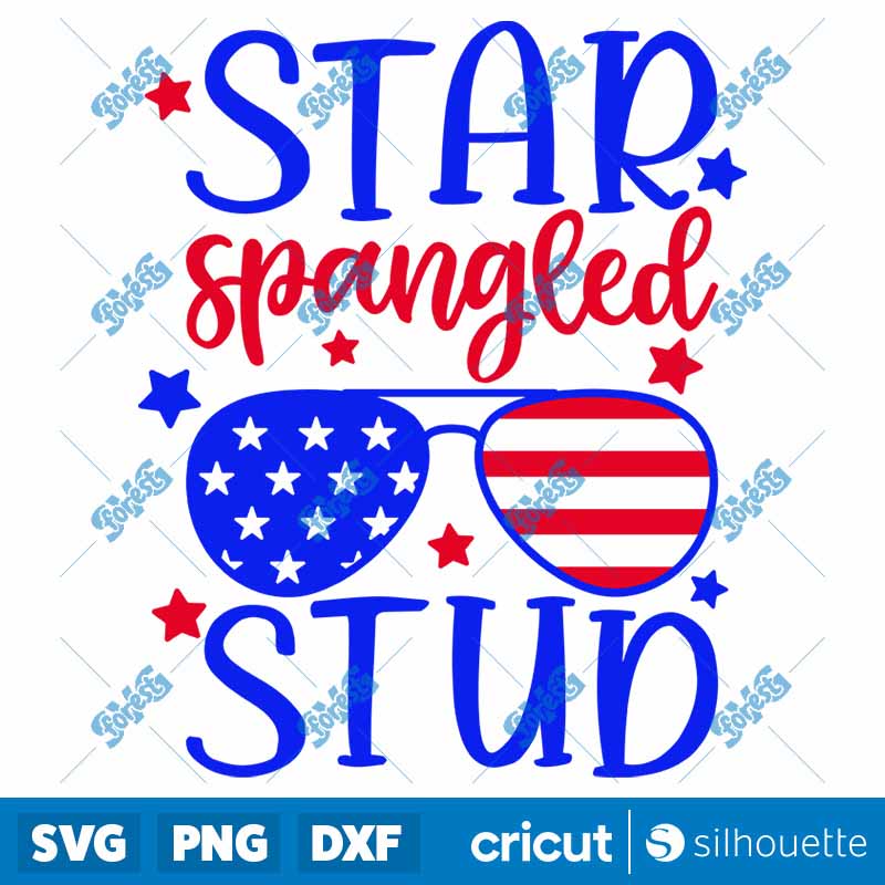 Star Spangled Stud SVG