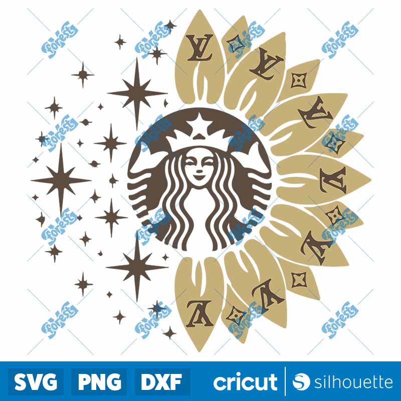 Starbucks Louis Vuitton SVG