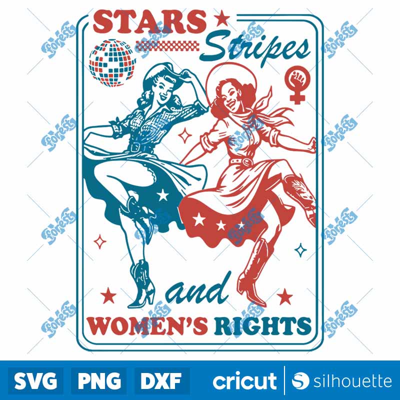 Stars Stripes And Womens
Rights SVG