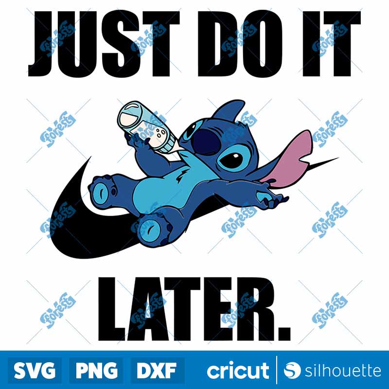 Sticth Just Do It Later SVG