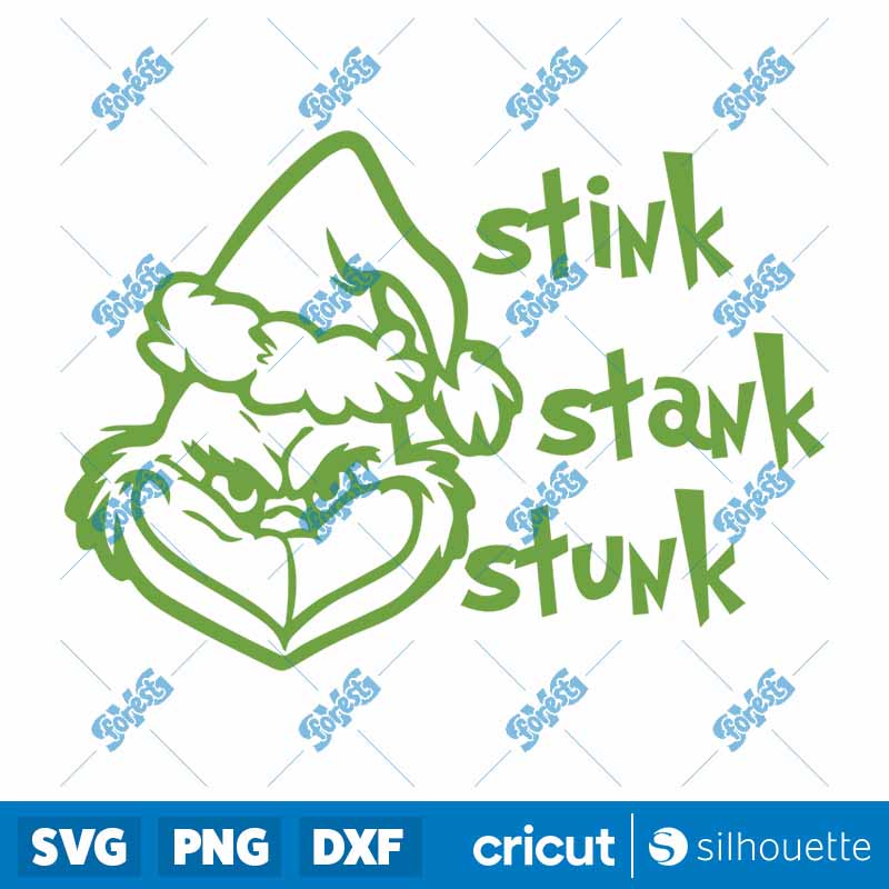 Stink Stank Stunk Grinch SVG