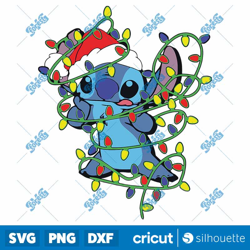 Stitch Christmas SVG