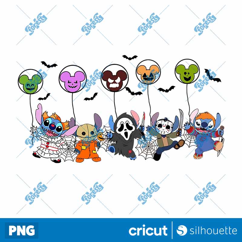 Stitch Horror Characters
  Cosplay PNG