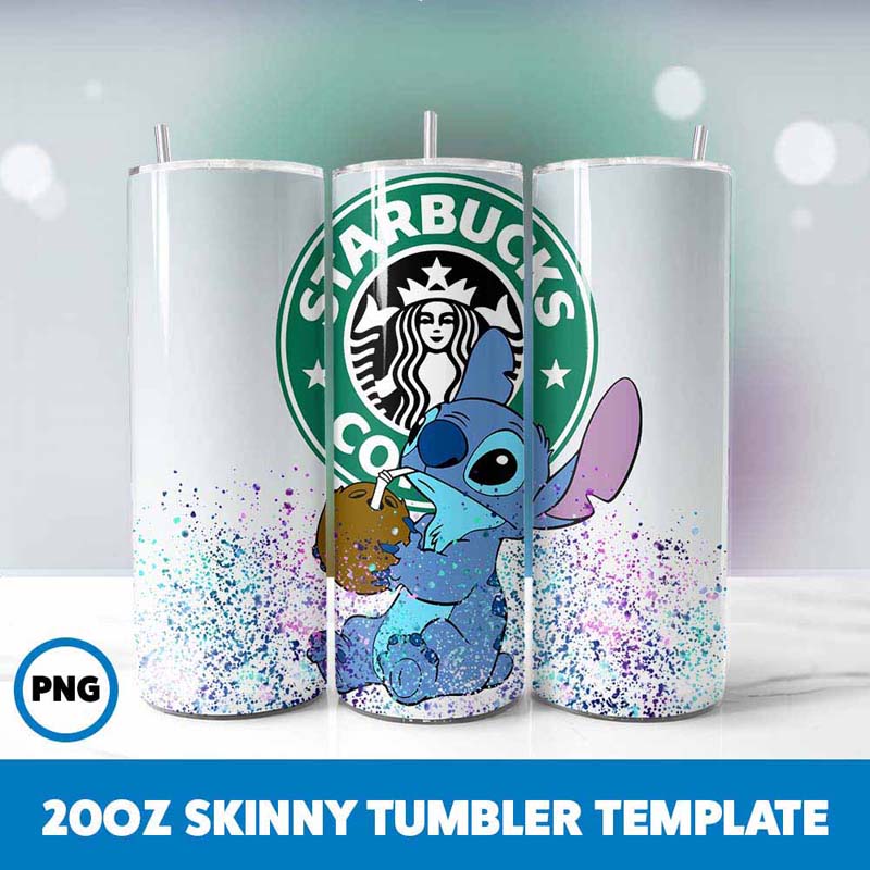 Stitch Movie Character 20oz
  Tumbler 00 Sublimation PNG