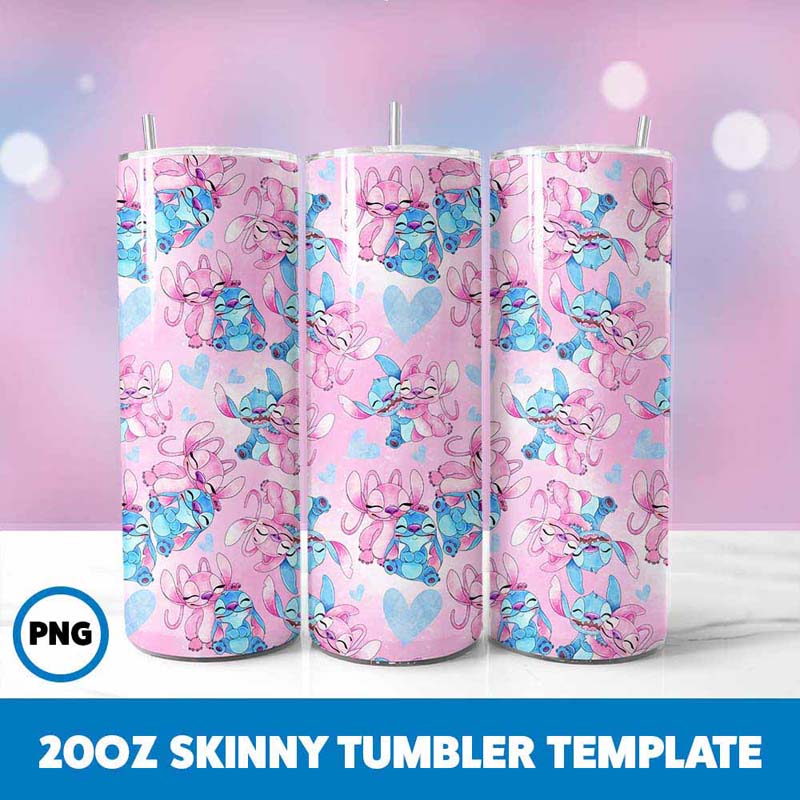 Stitch Movie Character 20oz
  Tumbler Wrap