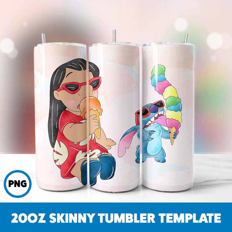 Stitch Movie Character 20oz
  Tumbler Wrap