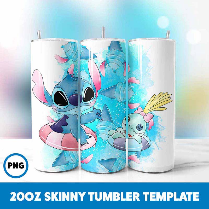 Stitch Movie Character 20oz
  Tumbler Wrap