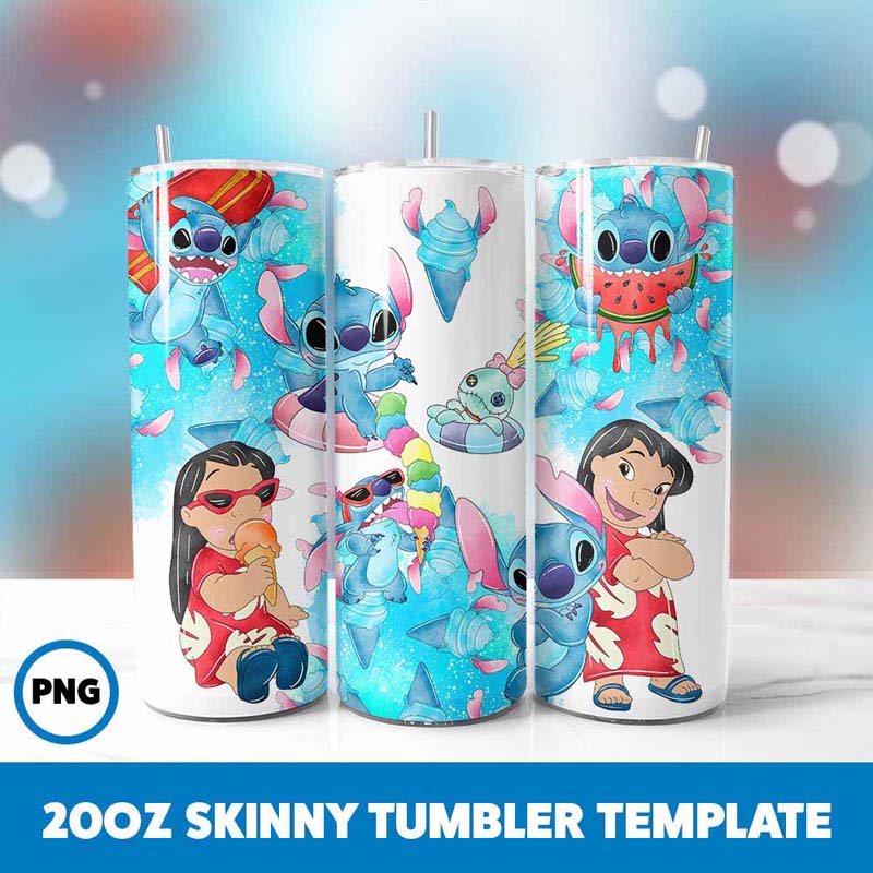 Stitch Movie Character 20oz
  Tumbler Wrap